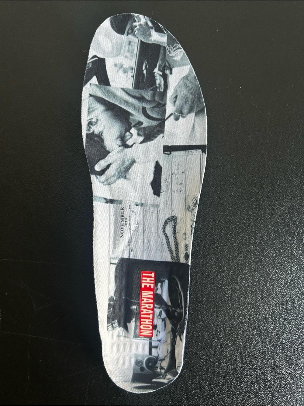 NEW PUMA RUNNING SYSTEM Replacement Gel LEFT Insole “The Marathon” Collage Print